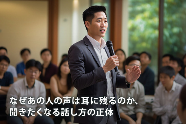 なぜあの人の声は耳に残るのか、聞きたくなる話し方の正体