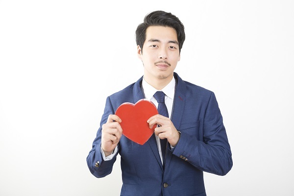男性,ハート