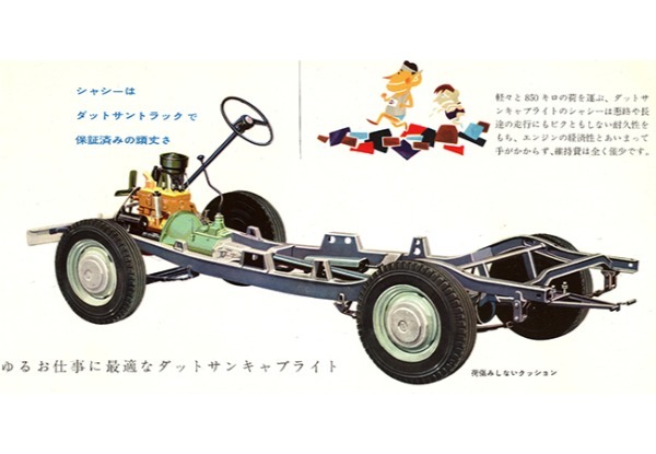 【クルマ物知り図鑑】オート3輪から４輪車の時代へ。ユーザーの夢を運んだシンプルなタフギア、1959年日産キャブライト