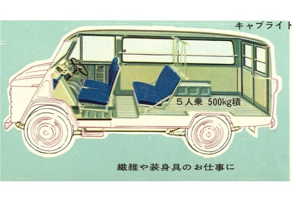 【クルマ物知り図鑑】オート3輪から４輪車の時代へ。ユーザーの夢を運んだシンプルなタフギア、1959年日産キャブライト