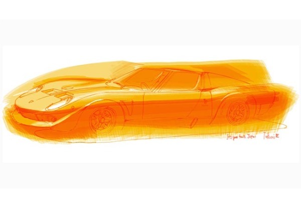 【カーデザインを語ろう】ランボルギーニ・イオタがデザイナーを志したきっかけ。デザインは立体として美しいことが基本だと考えています。by 山本卓身