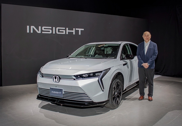 【ニューカー情報】今度のホンダ・インサイトはBEVで登場。航続距離500kmオーバー、スタイルと快適設計が自慢