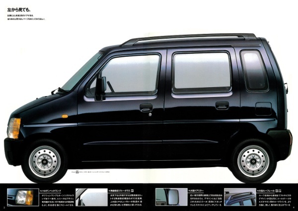 【日本車黄金時代】「1993スズキ・ワゴンR（E-CT21S & CV21S型）」はRVより楽しいクルマを標榜。K-CARの新たな理想像を提示した