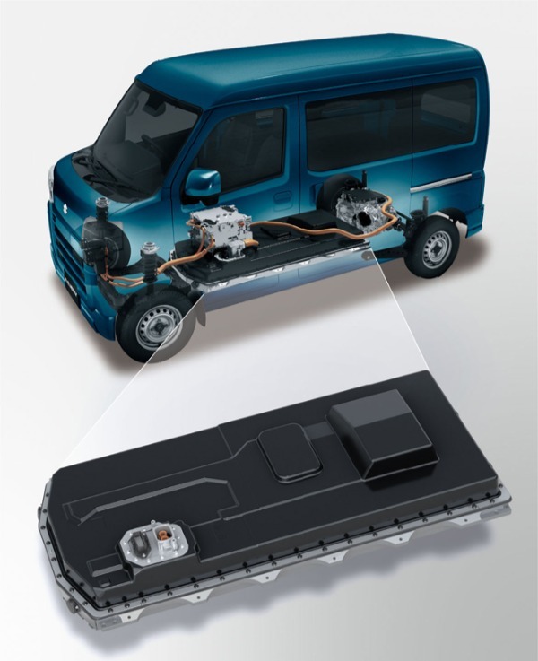 スズキ初の軽商用バッテリーEVとなる「e エブリイ」が登場。車両価格は314万6000円～323万4000円に設定