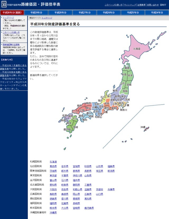 公示地価,路線価,違い