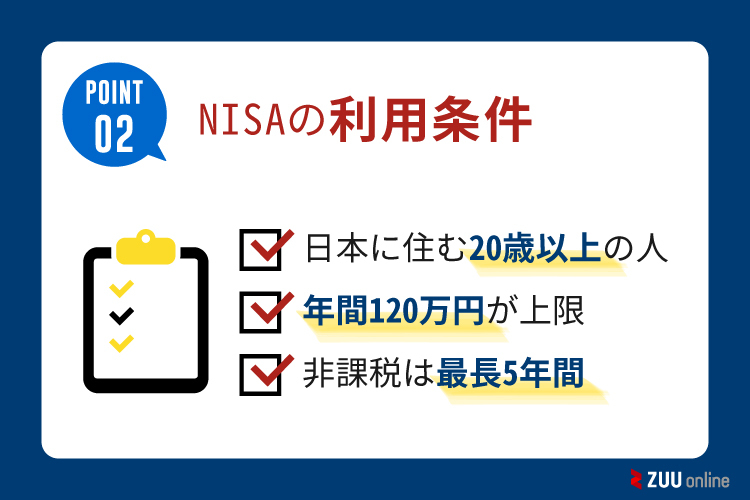 NISAの利用条件