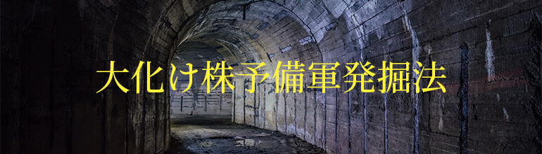 大化け株予備軍発掘法