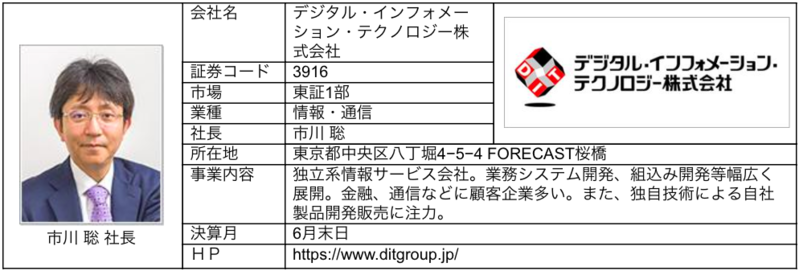 デジタル・インフォメーション・テクノロジー株式会社