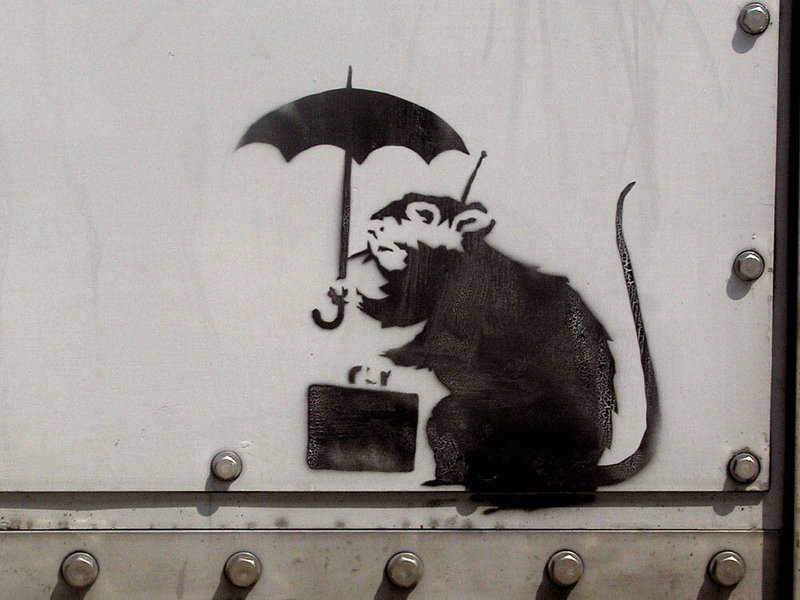 バンクシー（Banksy）｜経歴や代表作を解説