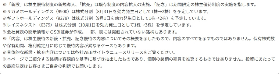 〈2026年7月〉株主優待 新設・拡充51社！注目銘柄をご紹介